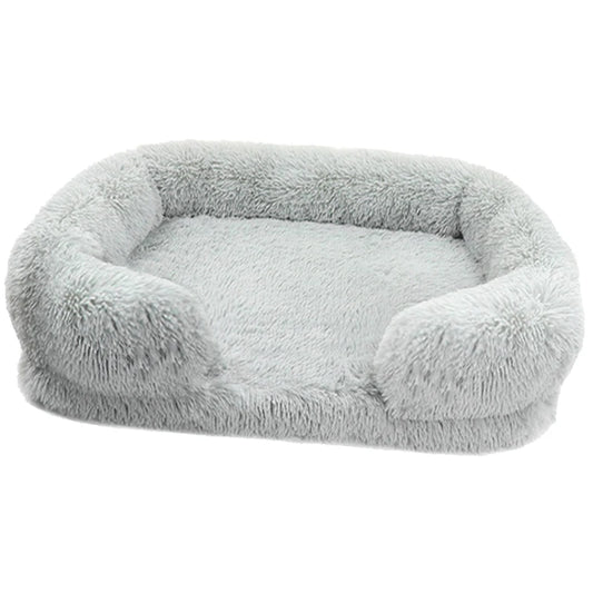 Orthopedic Thickened Dog Bed For Large Dogs With Plush Cover