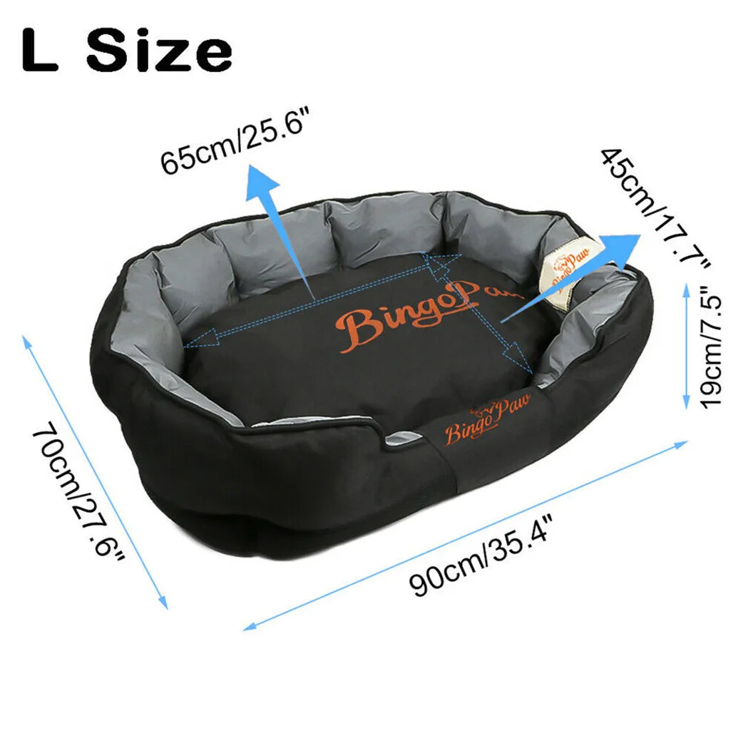 BORWART CN Orthopedic Sofa Dog Bed Waterproof Washable Removable Cushion