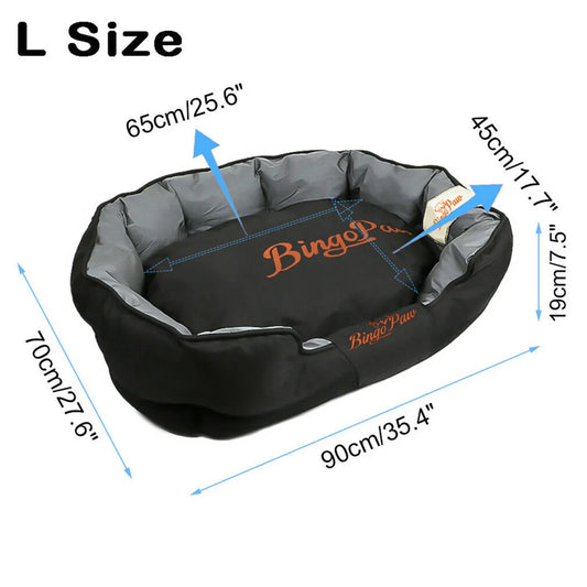 BORWART CN Orthopedic Sofa Dog Bed Waterproof Washable Removable Cushion