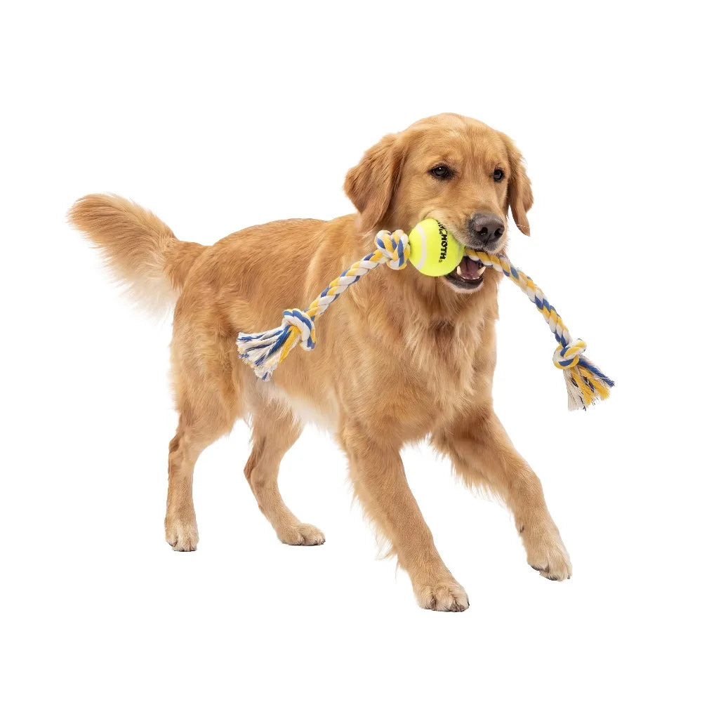 5 Knot Tug Rope Dog Toy For Aggressive Chewers Durable