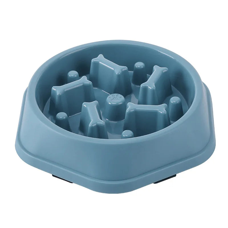 Slow Feeder Pet Bowl For Cats And Dogs NonSlip AntiChoking