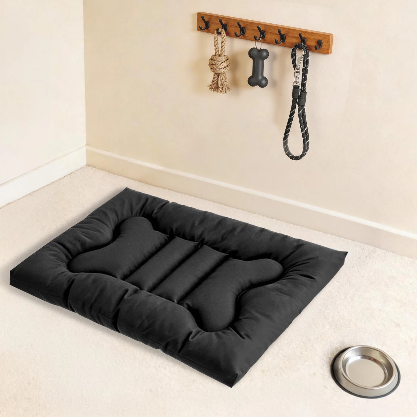 Chew Proof Dog Bed Indestructible Crate Pad Waterproof And Washable Kennel Mats
