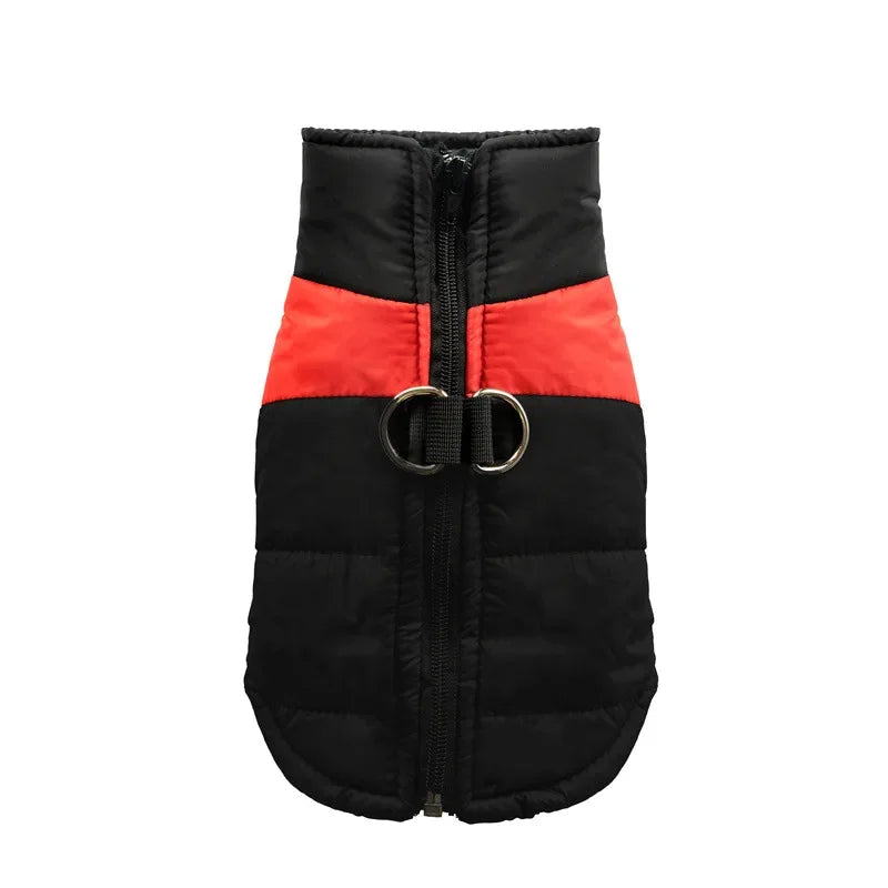 NONECN Waterproof Warm Dog Coat Padded Zipper Jacket
