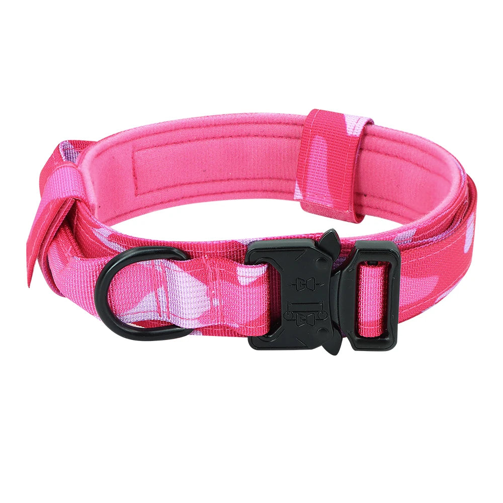 Petravel Dog Training Collar Military Leash With Adjustable Handle