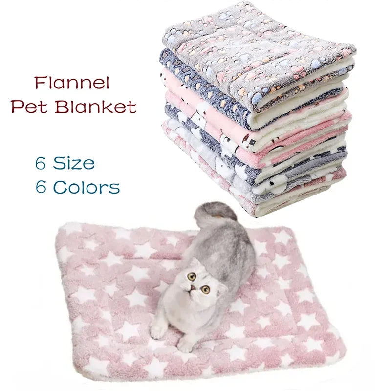 Thickened Flannel Pet Sleeping Mat For Dogs And Cats