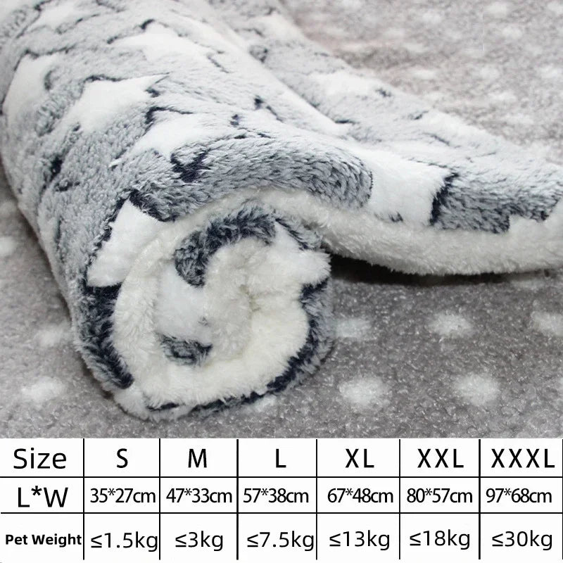 Thickened Flannel Pet Sleeping Mat For Dogs And Cats