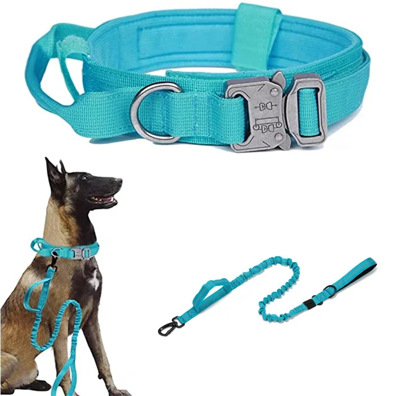 Cooyomoo Durable Dog Collar Leash Set Training Accessories