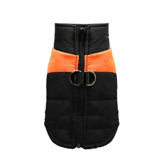 NONECN Waterproof Warm Dog Coat Padded Zipper Jacket
