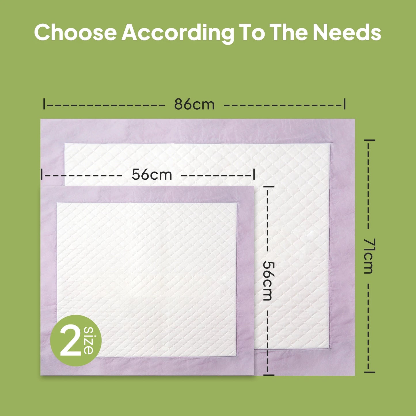 Lavender Scented Pet Underpads Odor Neutralizing Leakproof Training Pads