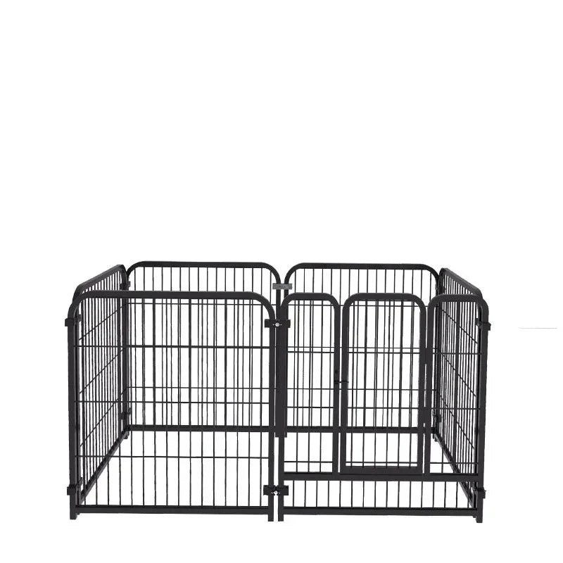 Stainless Steel Dog Fence Playpen Foldable Exercise Kennel