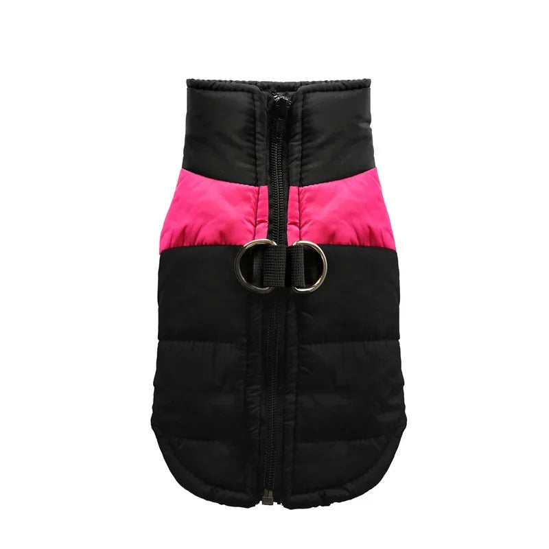 NONECN Waterproof Warm Dog Coat Padded Zipper Jacket