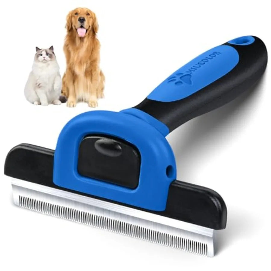 Stainless Steel Pet Grooming Deshedding Brush For Dogs And Cats