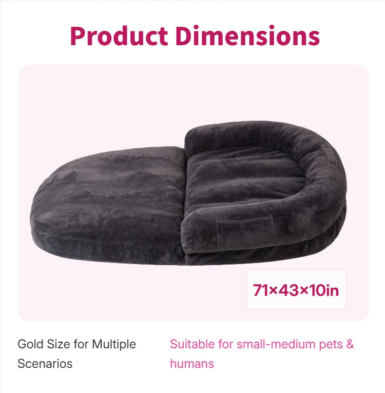 Dual Use Pet Bed For Dogs And Cats
