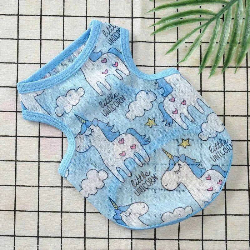 Sunscreen Cat Vest Summer Pet Clothing Breathable Ultra Thin