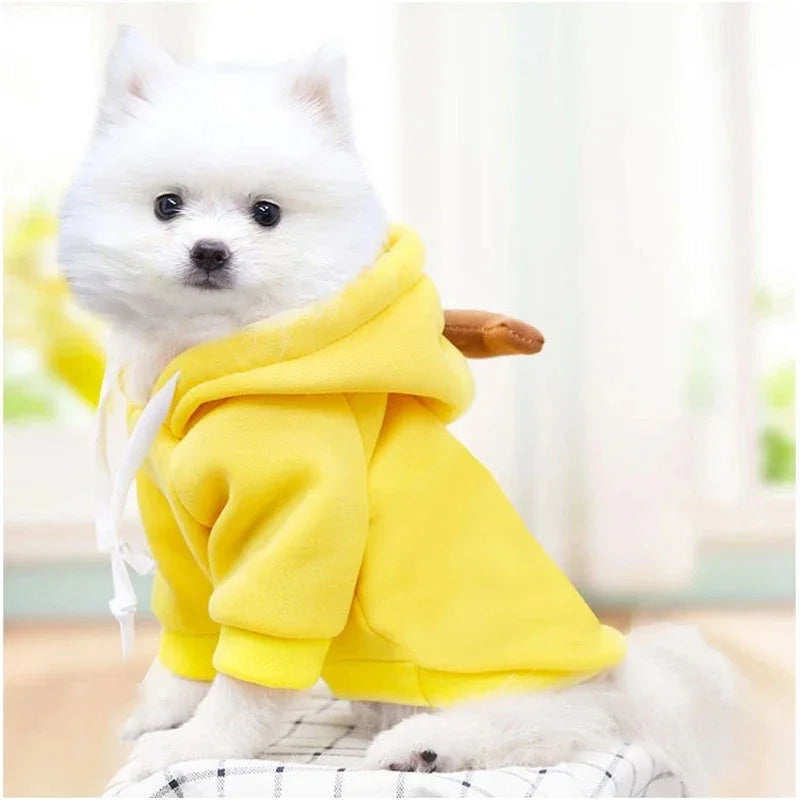 Wangmeow Cute Fruit Dog Hoodie Warm Fleece Puppy Jacket