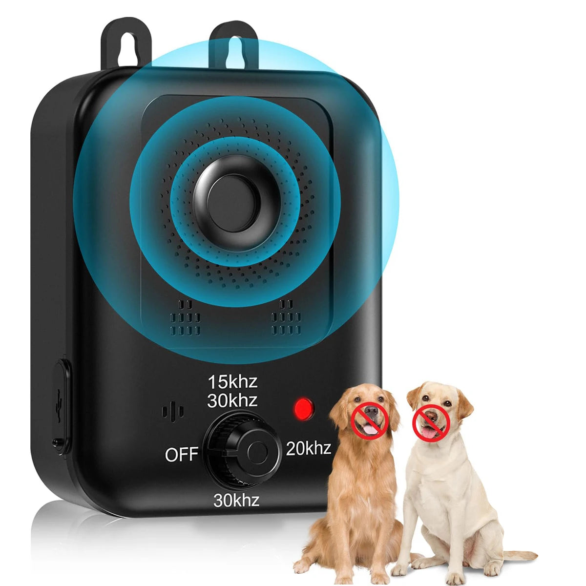 Automatic Ultrasonic Dog Bark Control Device Rechargeable Indoor Outdoor