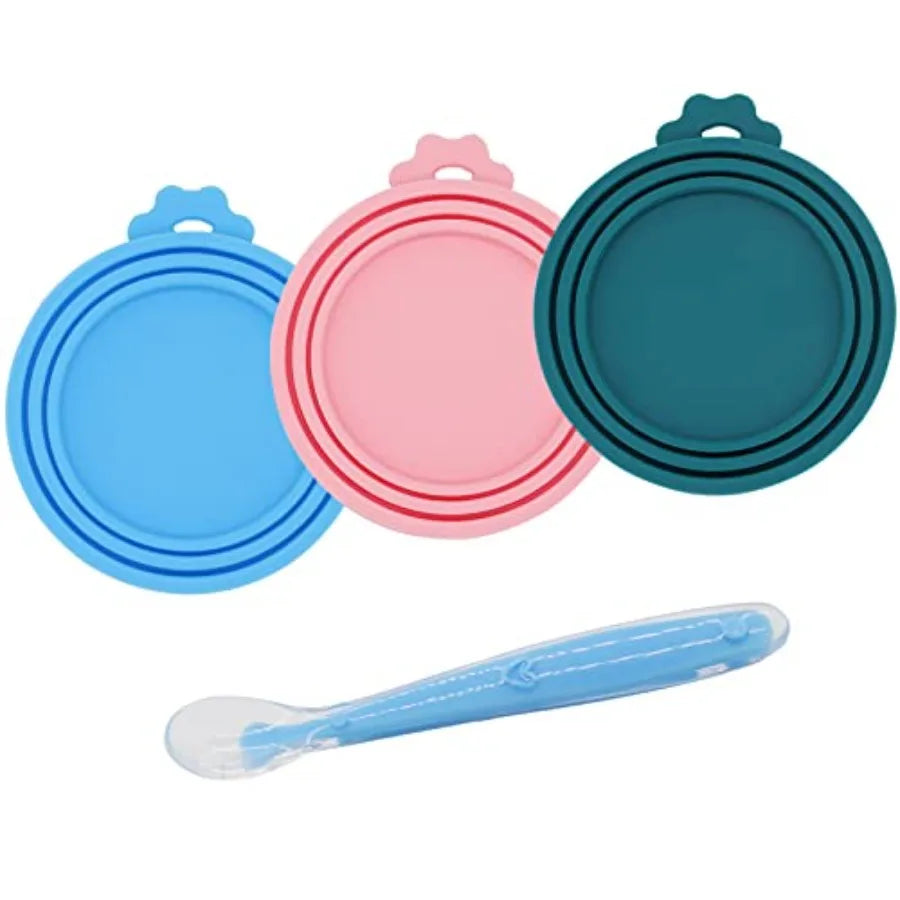 Silicone Pet Can Lids 6 Pack Fits Most Canned Foods
