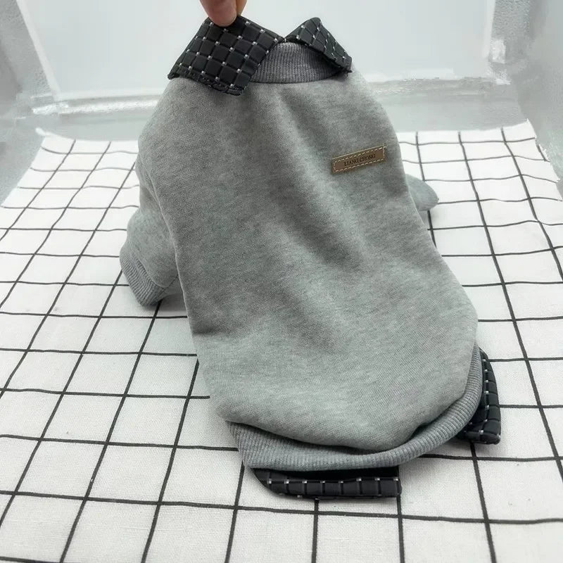 Warm Winter Plaid Patchwork Jacket With Bear Hoodie