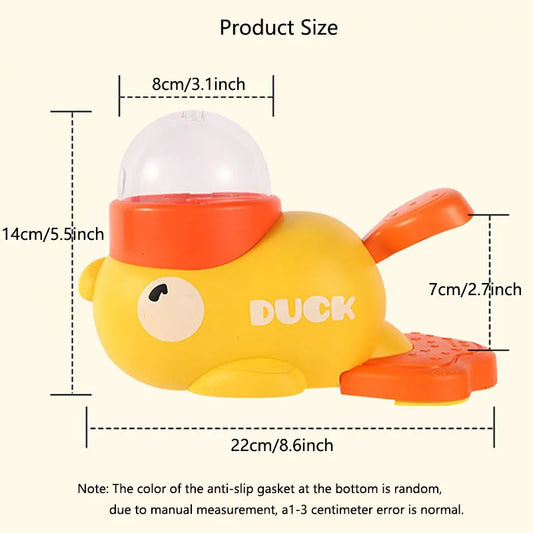 Duck Themed Interactive Puzzle Pet Feeder For Dogs And Cats