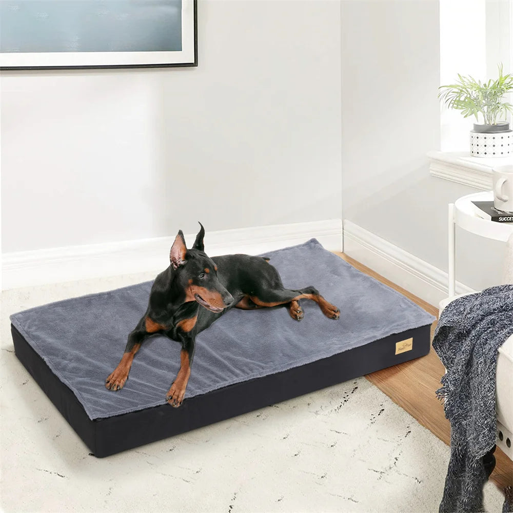 BORWART CN Orthopaedic Dog Bed Waterproof Cushion 2 In 1 Removable Cover