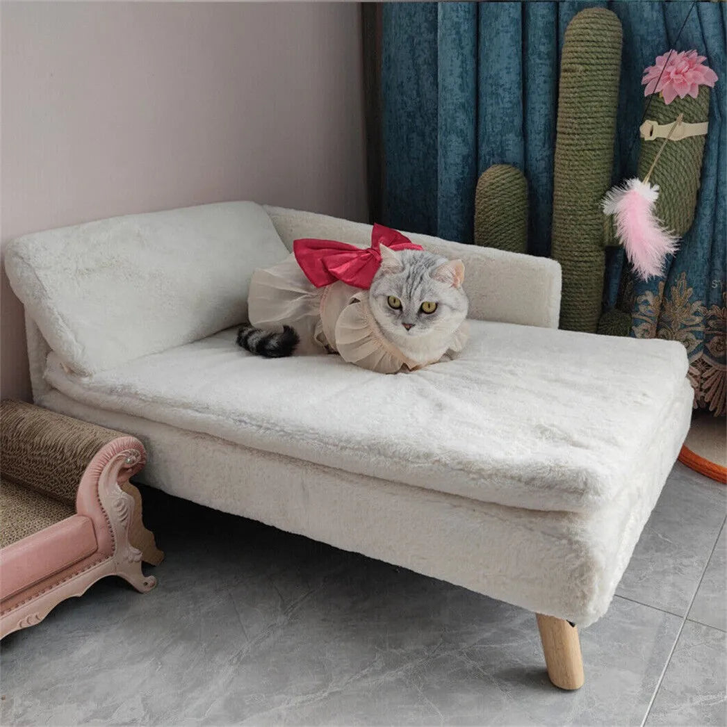 Borwart CN Luxury Elevated Dog Sofa Bed With Backrest