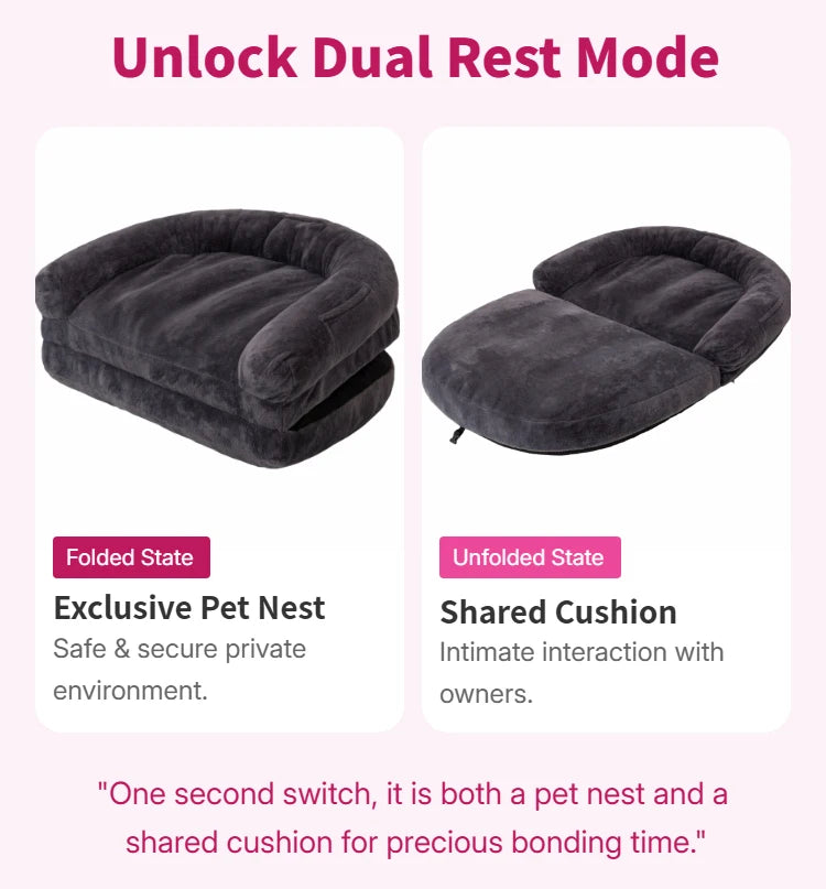Dual Use Pet Bed For Dogs And Cats