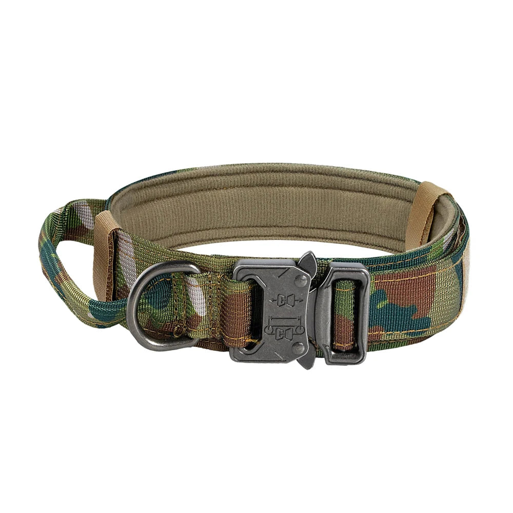 Petravel Dog Training Collar Military Leash With Adjustable Handle