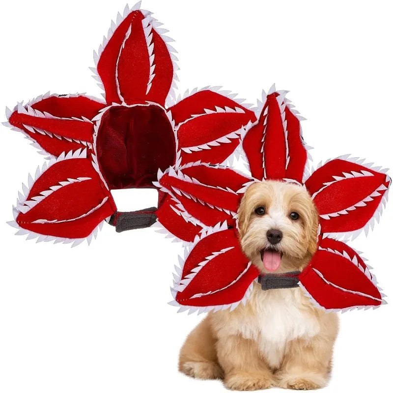 Cute Floral Cosplay Headband For Puppies