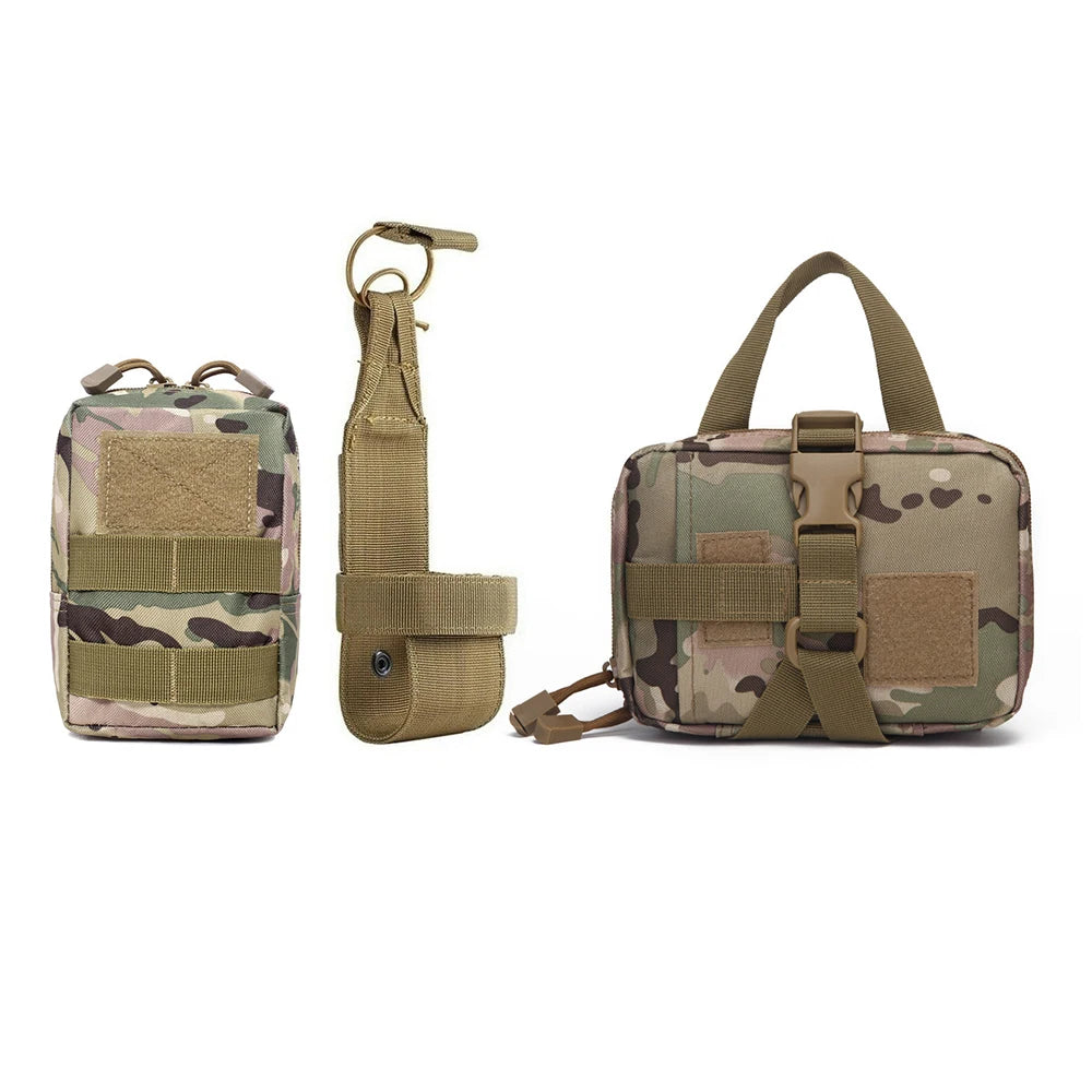 Dog Military Bags Set Molle Pouches Belt Attaching on Harness Sticker Military Dog Training Bags For Large Dogs Accessories