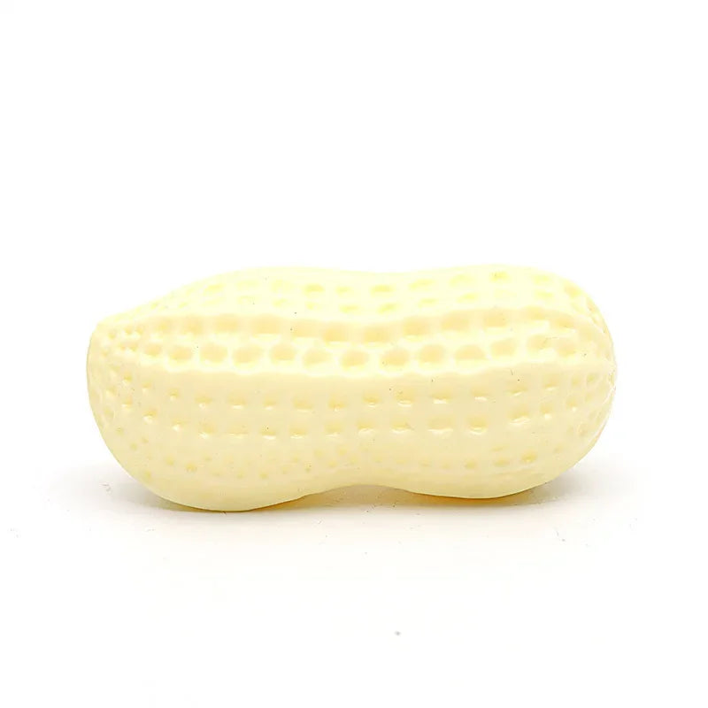 Pet Peanut Toy TPR Chew Toy For Dogs Interactive Squeak