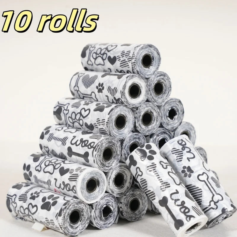 NONEDog Litter Poop Bags 180 Count Super Thick Leak Proof