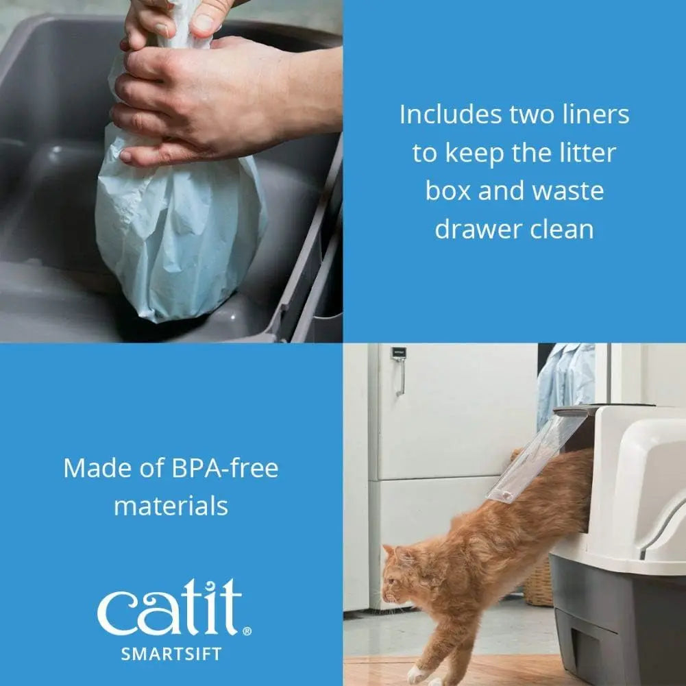 Automatic Sifting Cat Litter Box with Odor Control and Privacy Hood for All Cat Sizes