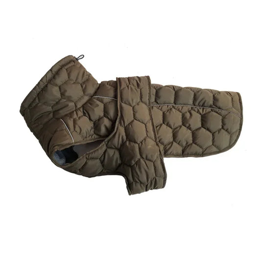 Winter Warm Dog Coat Reflective Snowsuit For Outdoor Use