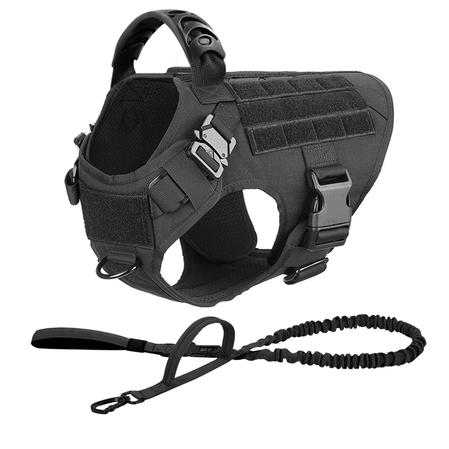 Nylon Large Dog Harness And Leash Set For Training And Walking