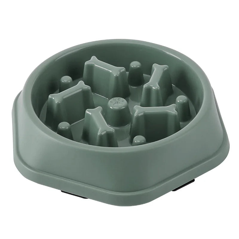 Slow Feeder Pet Bowl For Cats And Dogs NonSlip AntiChoking