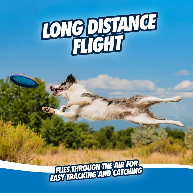 Paraflight Flying Disc Dog Toy Nylon Floatable With Soft Edges
