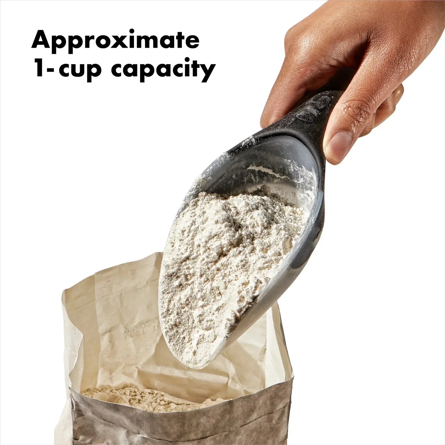 (3 Pack) Flexible Scoop One-Cup Capacity, For Scooping Ice Flour Grains Pet Food, White Kitchen & Pet Supplies