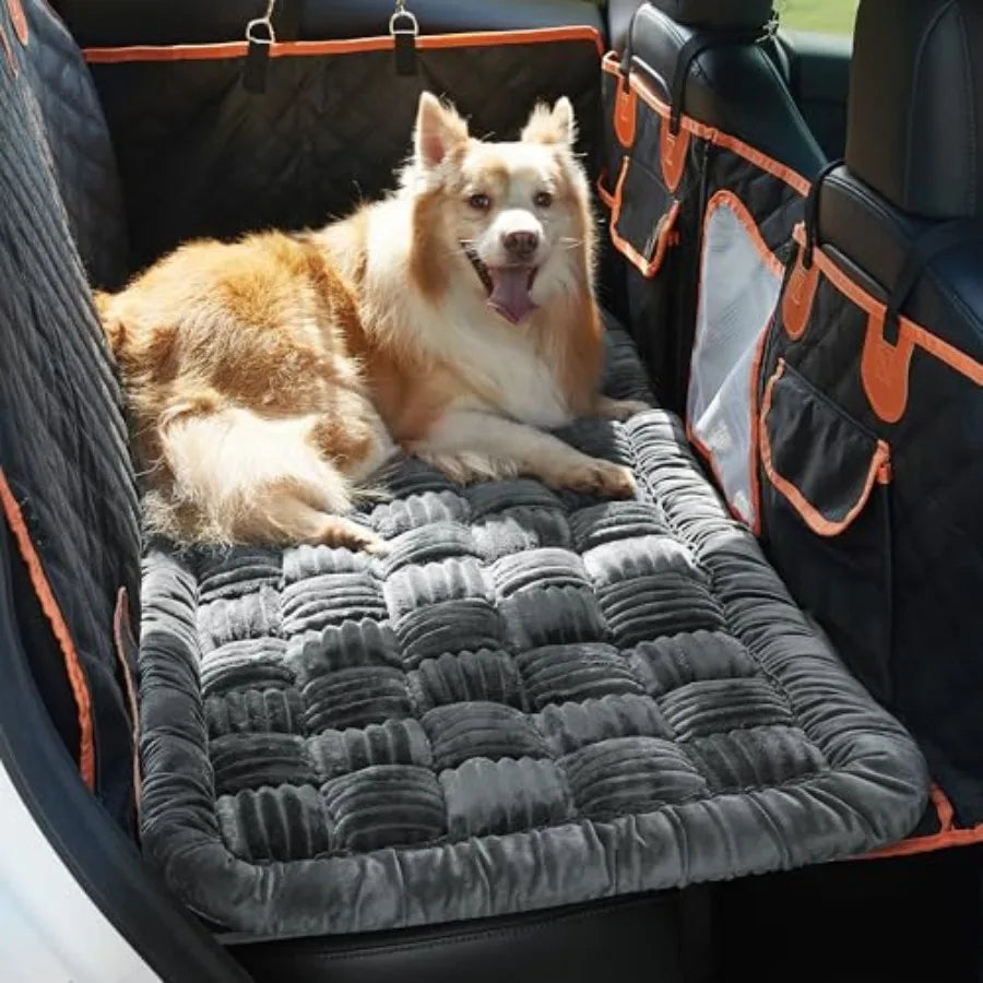 Backseat Pet Bed Mat For Car Non-Slip Dog Seat Cover