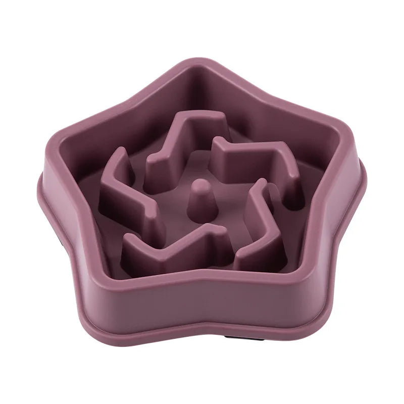 Slow Feeder Pet Bowl For Cats And Dogs NonSlip AntiChoking