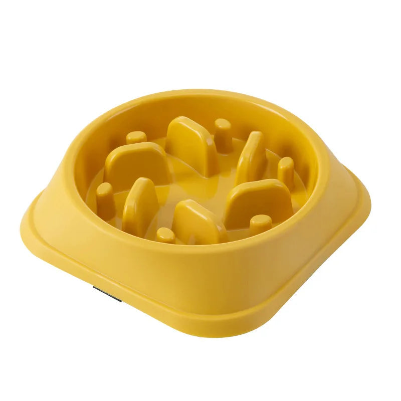 Slow Feeder Pet Bowl For Cats And Dogs NonSlip AntiChoking