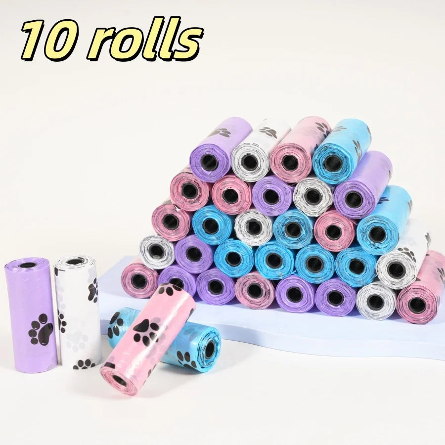 NONEDog Litter Poop Bags 180 Count Super Thick Leak Proof