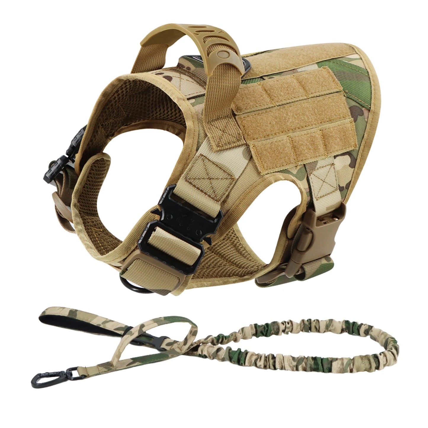 Nylon Large Dog Harness And Leash Set For Training And Walking
