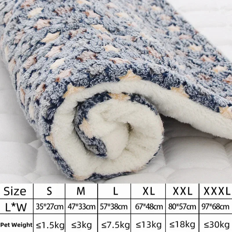 Thickened Flannel Pet Sleeping Mat For Dogs And Cats