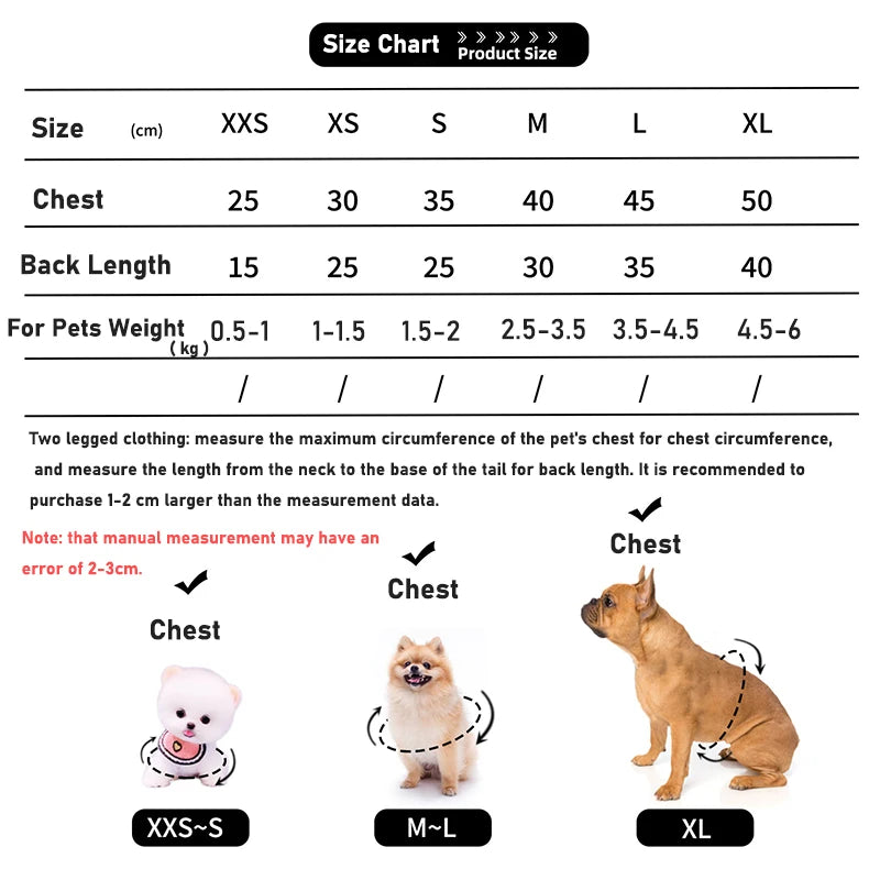 Kajipet Soft Flannel Winter Puffer Vest For Small Dogs And Cats
