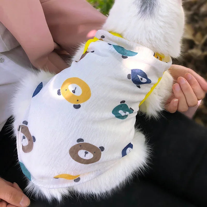 Sunscreen Cat Vest Summer Pet Clothing Breathable Ultra Thin