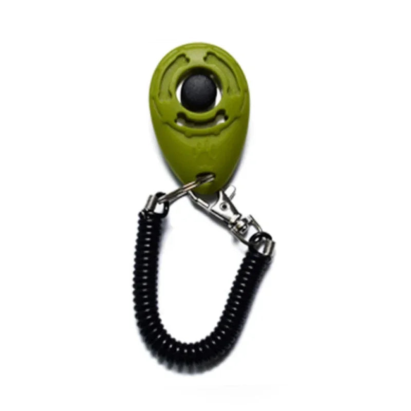 2 In 1 Dog Training Clicker With Adjustable Wrist Strap