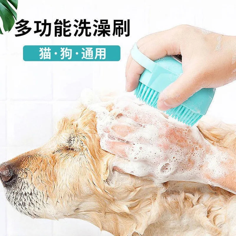 Pet Bath Brush Glove For Cats And Dogs Grooming Massage