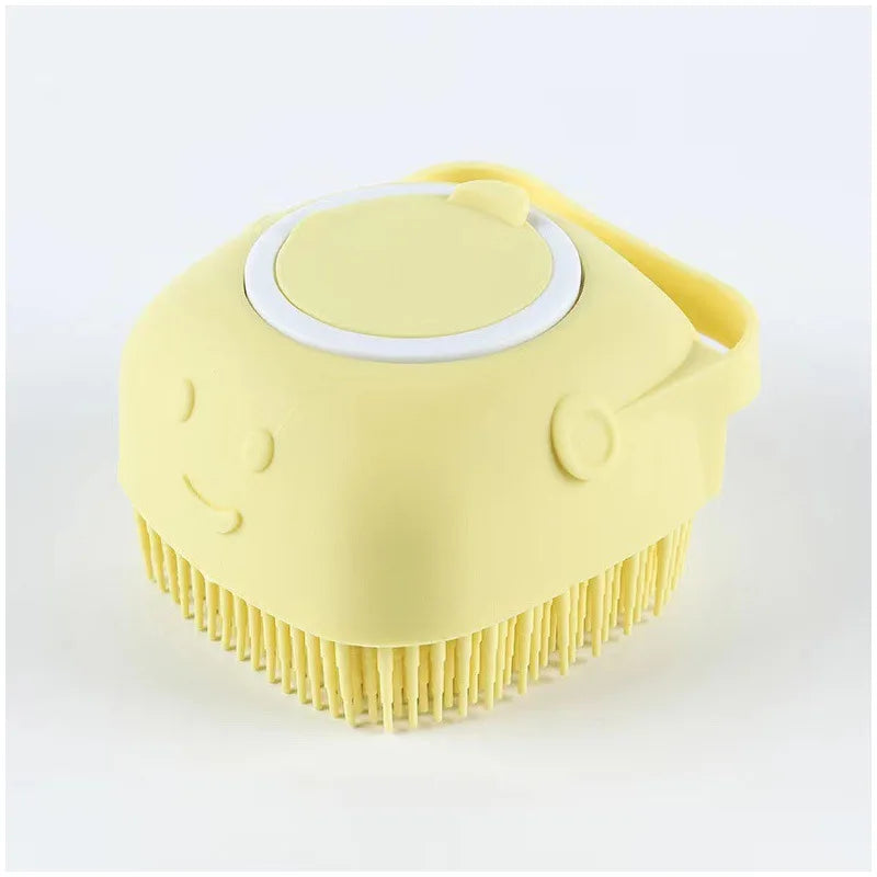 Strongwolf Silicone Pet Bath Massage Gloves Brush