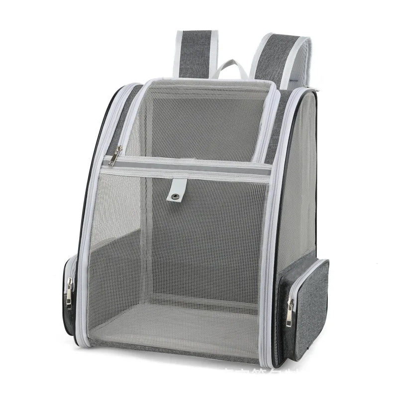 Pet Cat Carrier Bag Outdoor Travel Backpack for Cats Small Dogs Breathable Cat Carrying Bag Suitable for Cats Within 6kg