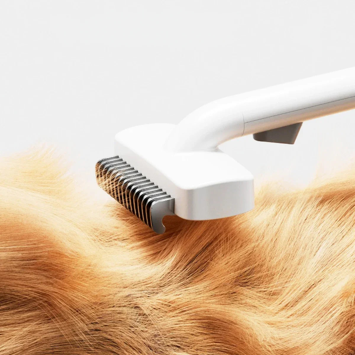 Stainless Steel Pet Grooming Comb With Rounded Knife Head For Cats And Dogs